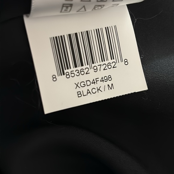 BCBGeneration blazer jacket shawl leopard shimmer design cutout open back NWT M - Picture 10 of 17